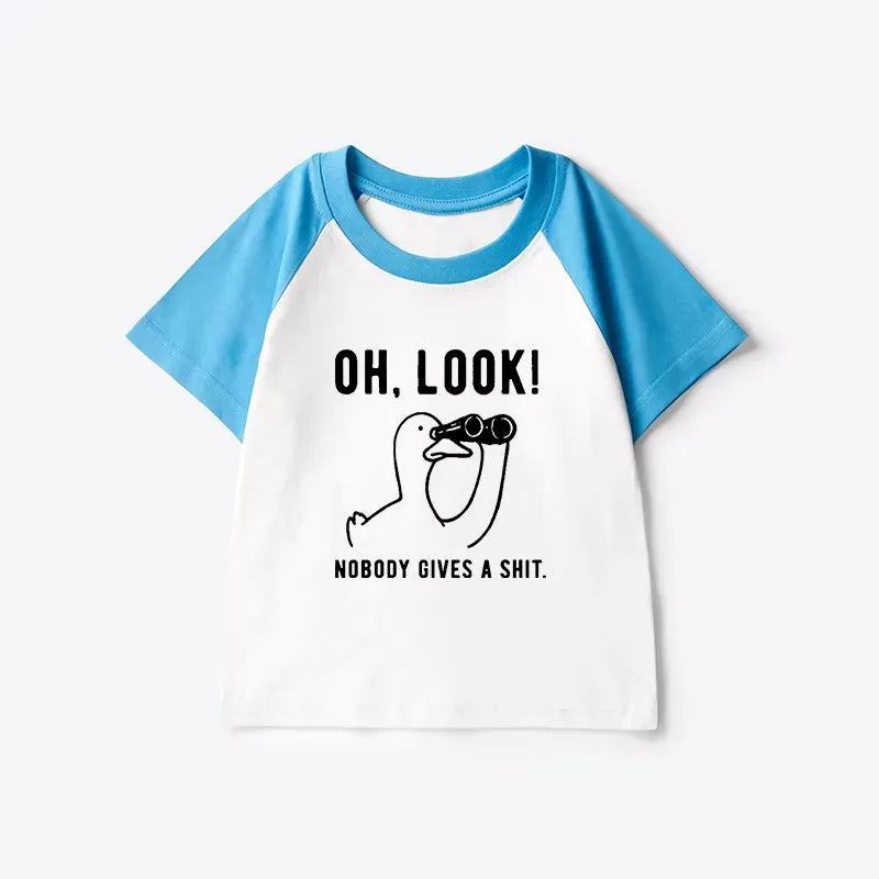Soft Cotton Kids Raglan Shirt for Summer