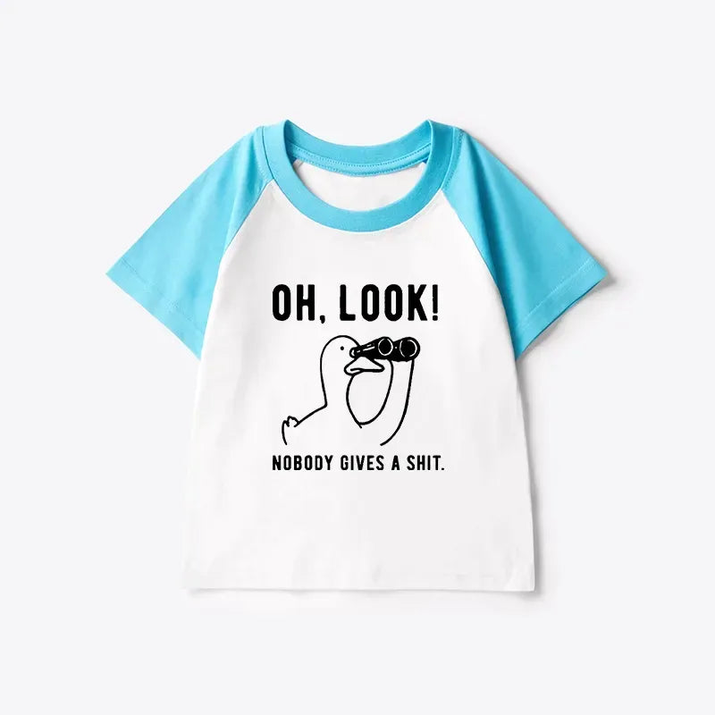 Funny Kyoto-Lion Duck Kids Tee