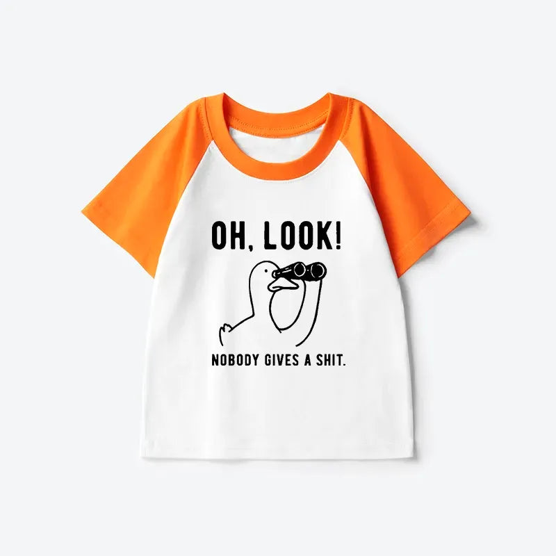 Funny Kyoto-Lion Duck Kids Tee