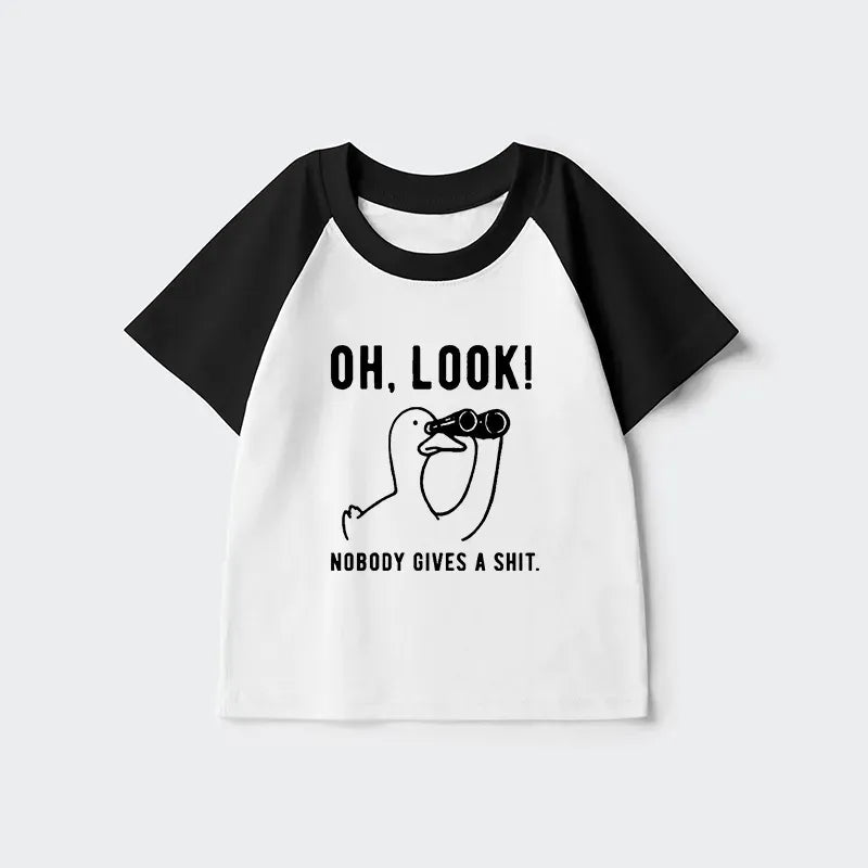 Funny Kyoto-Lion Duck Kids Tee