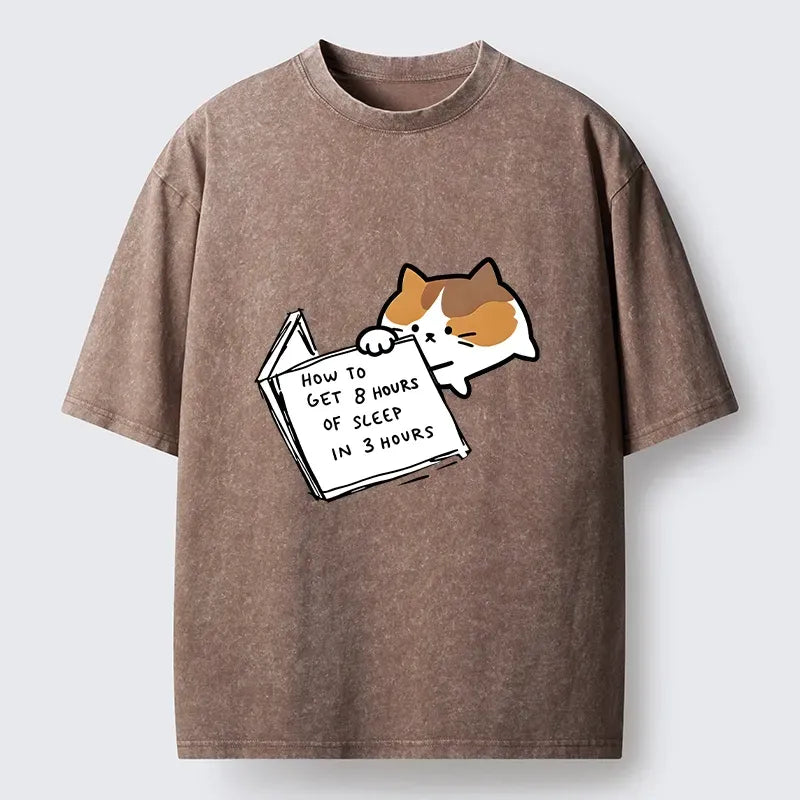 Vintage Washed T-Shirt for Daily Wear