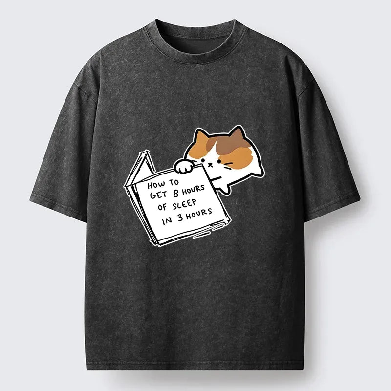 Cat Book T-Shirt Gift Idea