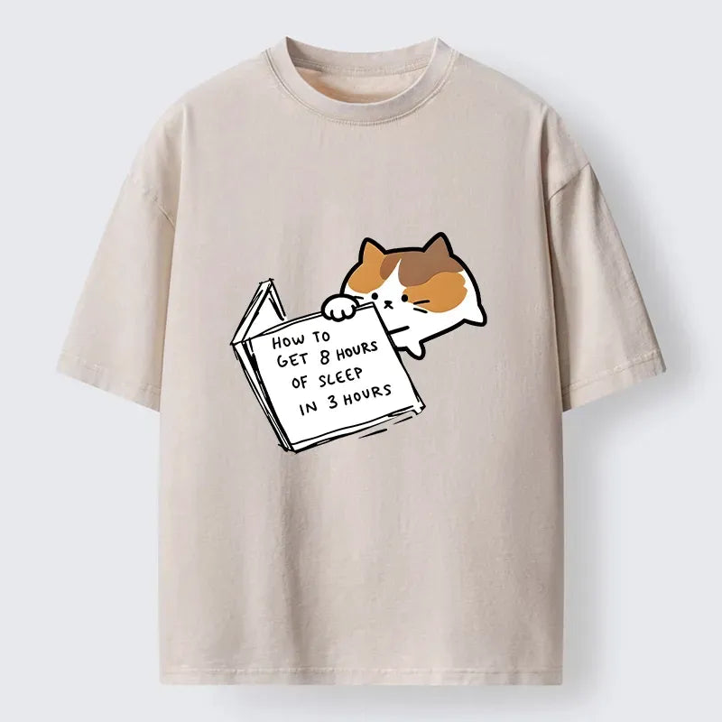 Cat Book T-Shirt Gift Idea