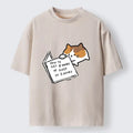 Cat Book T-Shirt Gift Idea