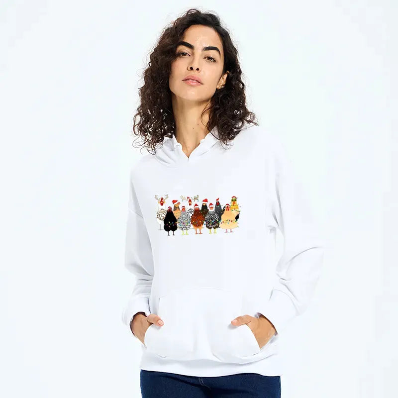 japanese vintage christmas hoodie for him