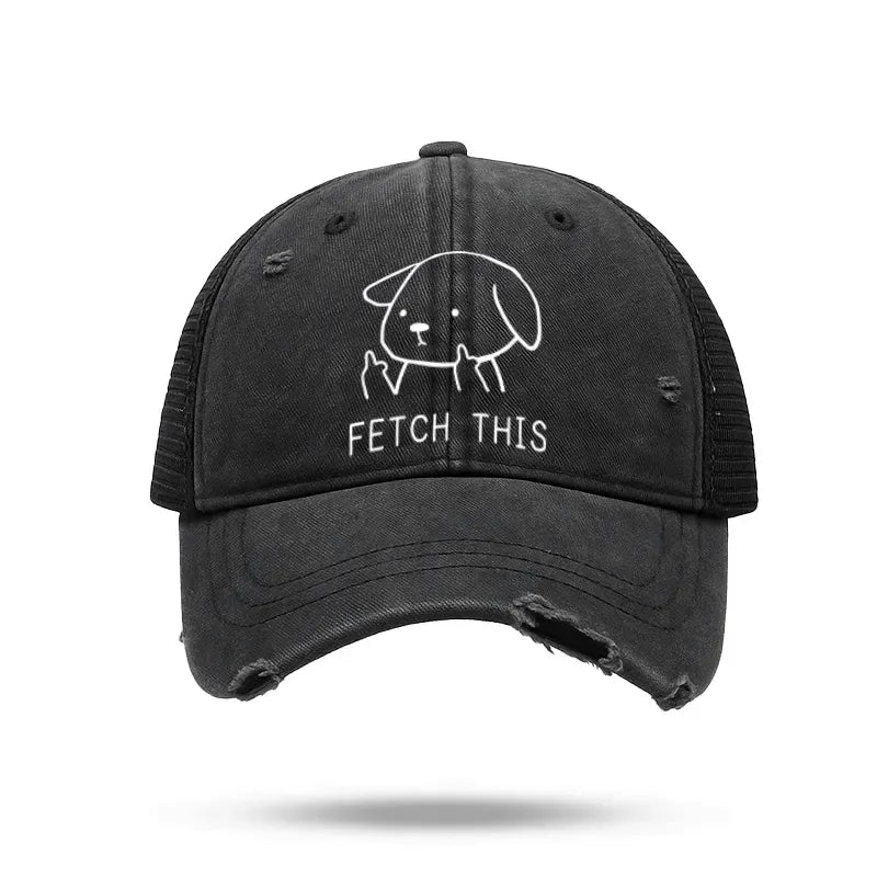 Kyoto-Lion Fetch This Dog Trucker Cap