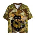Kyoto-Lion Magic Meow Mesh Jersey