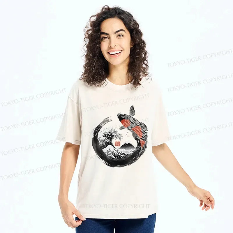 Japanese Koi T-Shirt for Daily Wear