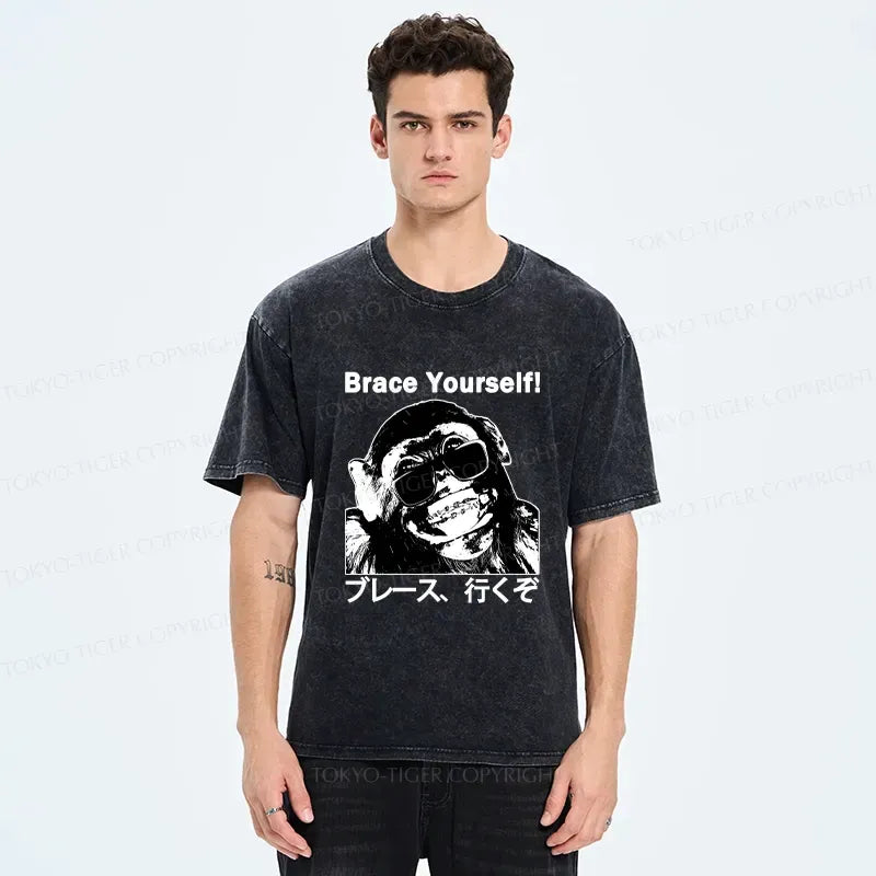 Washed Cotton T-Shirt Free Shipping