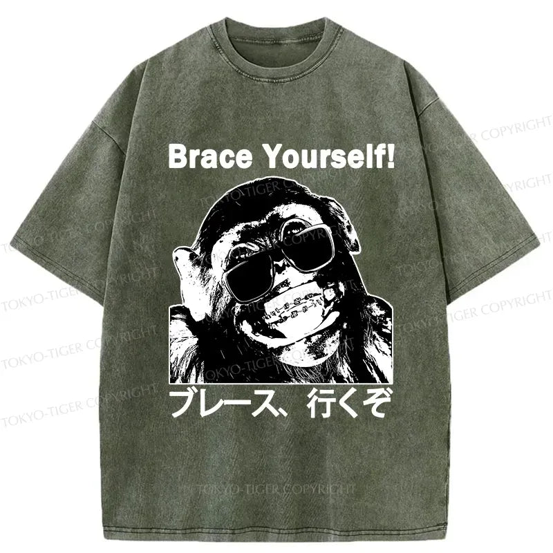 Washed Cotton T-Shirt Free Shipping