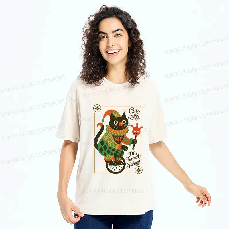 Unisex Soft Cotton Cat Tee