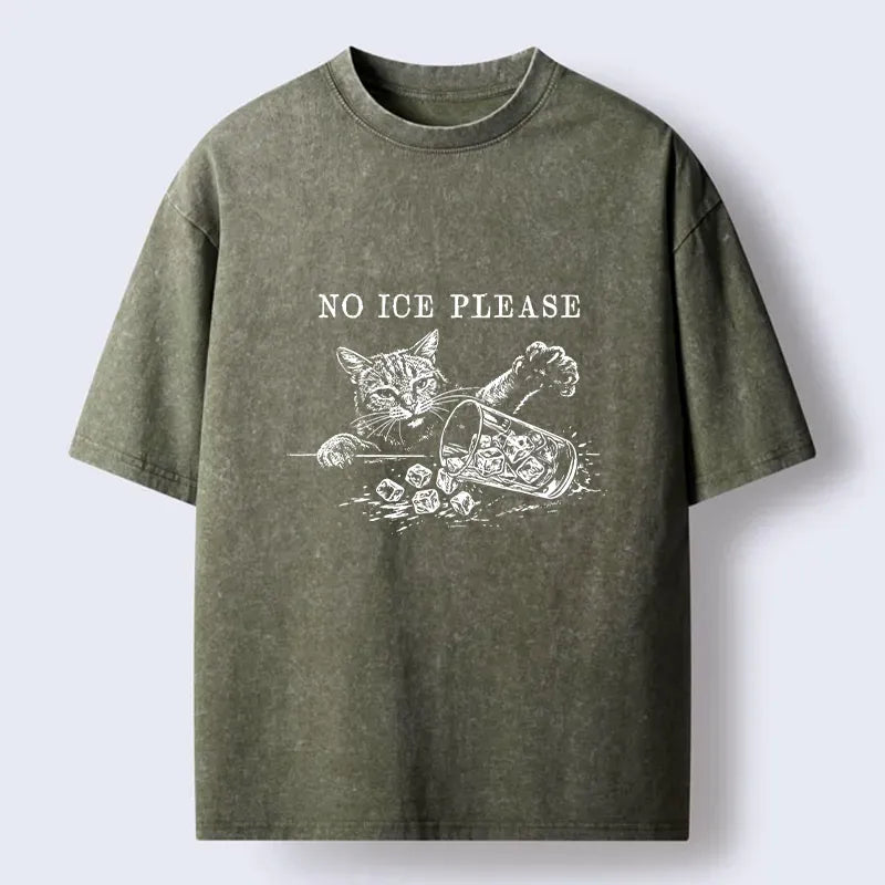 Kyoto-Lion No Ice Cat Washed T-Shirt