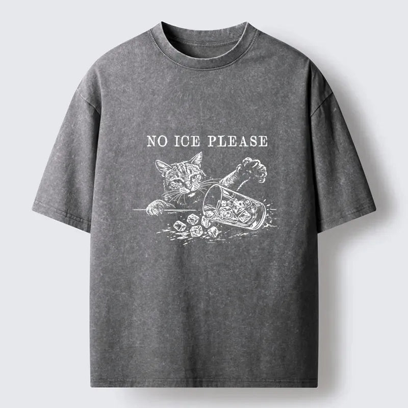 Kyoto-Lion No Ice Cat Washed T-Shirt
