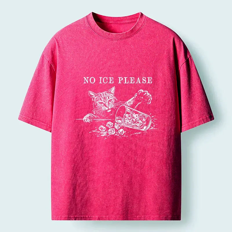 Washed Ukiyo-e Cat Tee for Summer