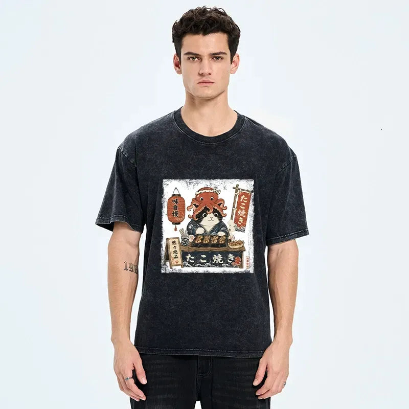 Vendor Cat Octopus Balls Tee Deal