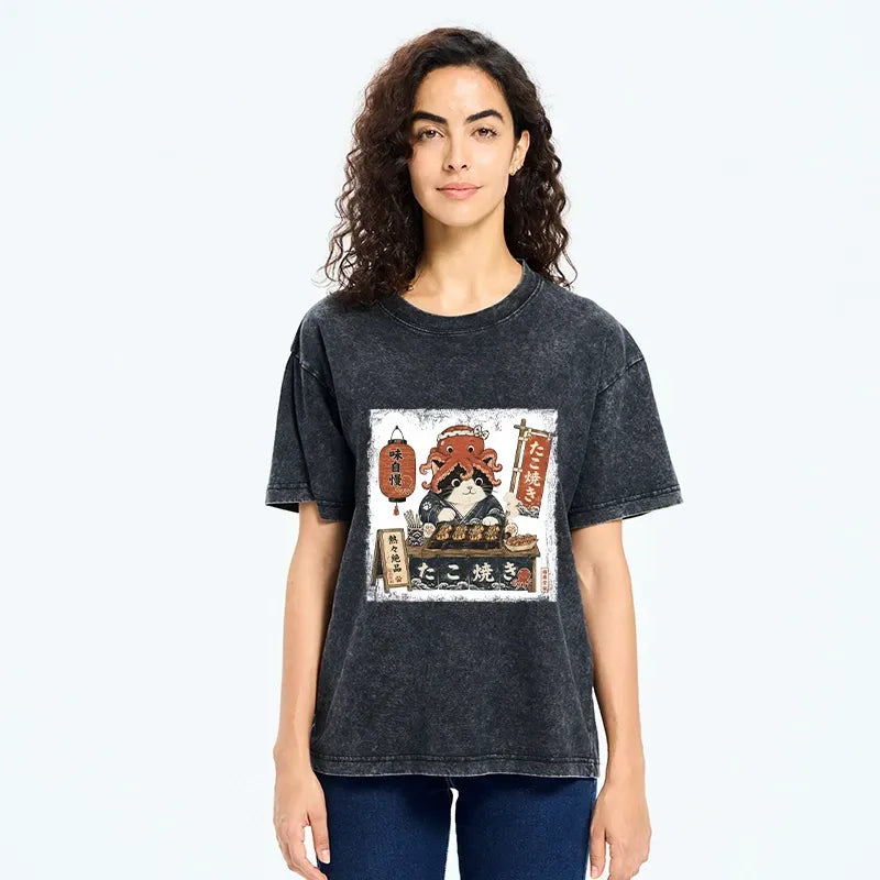 Vendor Cat Octopus Balls Tee Deal