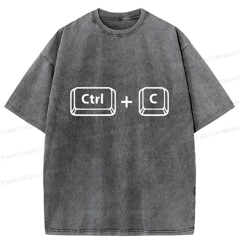 Kyoto-Lion Father's Day Funny Washed T-Shirt