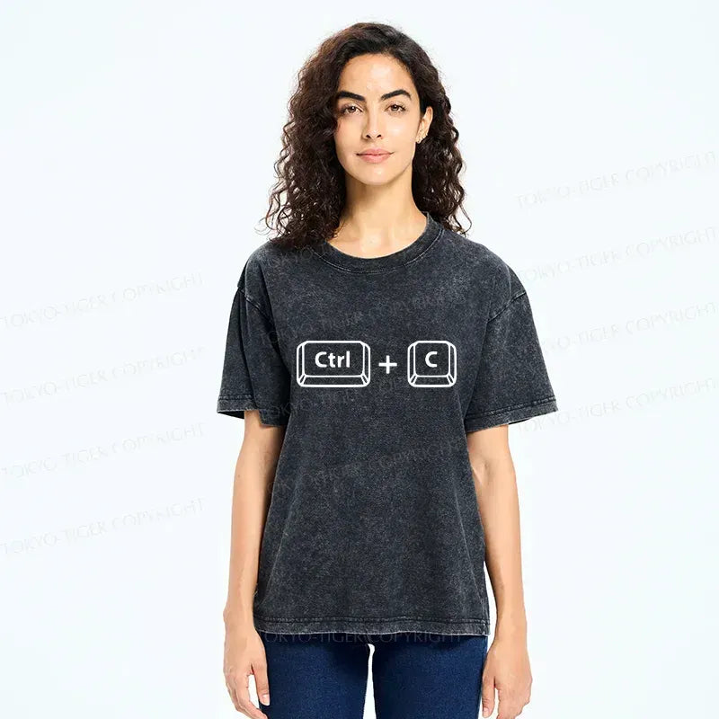 Kyoto Lion Washed T-Shirt for Dad