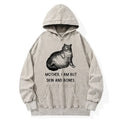 Japanese Cat Hoodie for Streetwear