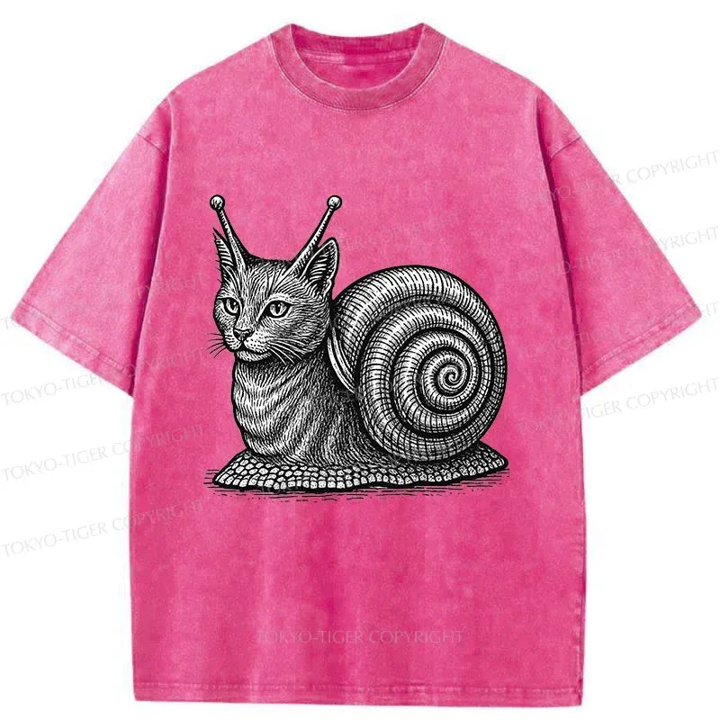 Kyoto-Lion Vintage Cat T-Shirt for Daily Wear