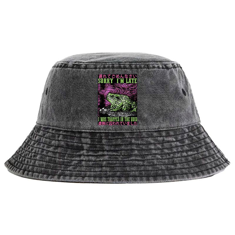 Traditional Japanese Motif Bucket Hat for Daily Wear