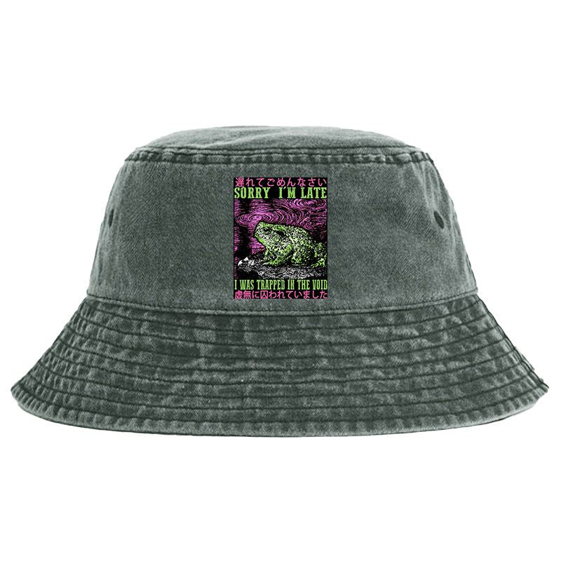 Vintage Kyoto-Lion Frog Bucket Hat Gift Idea