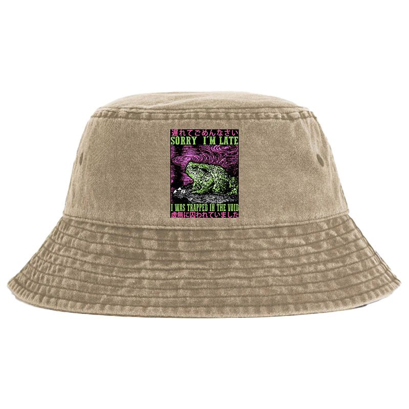 Vintage Kyoto-Lion Frog Bucket Hat Gift Idea