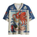 Kyoto-Lion Octopus Ramen Kanagawa Waves Mesh Jersey