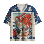 Kyoto-Lion Octopus Ramen Kanagawa Waves Mesh Jersey