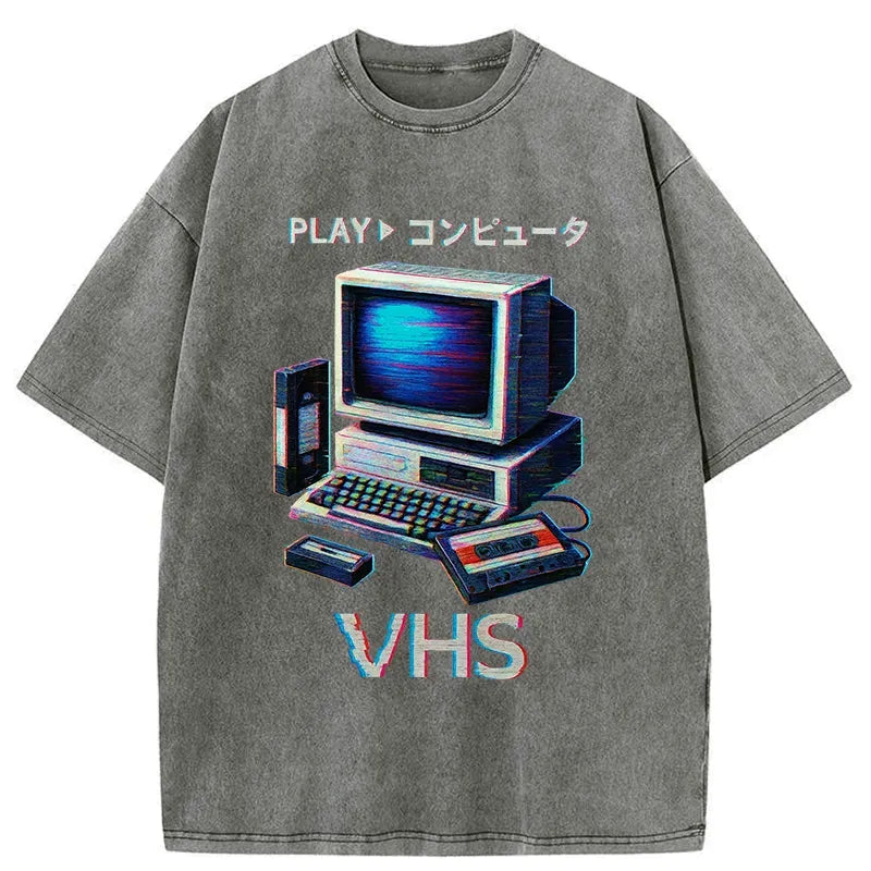 Unisex cotton tee for summer vacation
