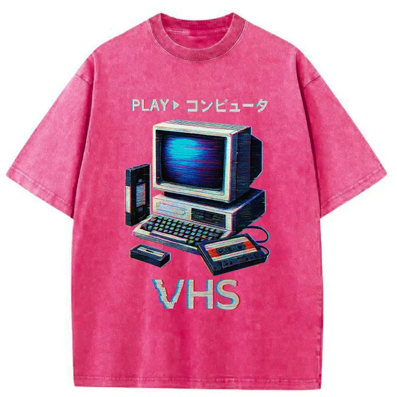 Kyoto-Lion Vintage VHS Washed T-Shirt