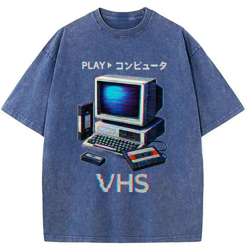 Unisex cotton tee for summer vacation