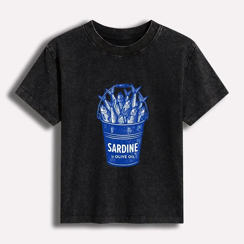 Women's Kyoto Lion Sardines Graphic Tee