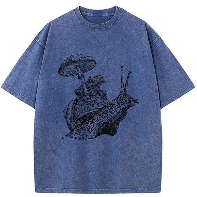 Funny Snail Frog T-Shirt for Summer Vacation