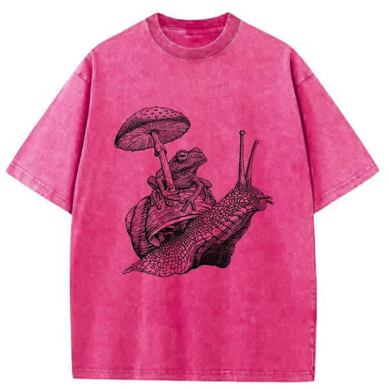 Kyoto Lion Snail Frog T-Shirt for Party