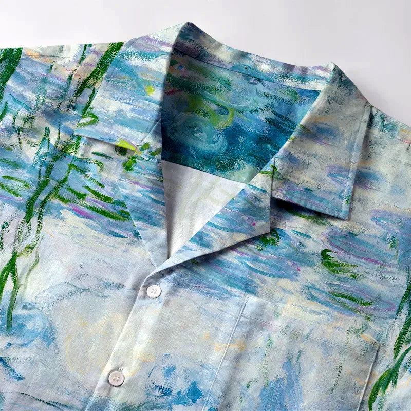 Kyoto Lion Japanese Aloha Shirt