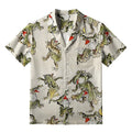 Kyoto Lion Frog Dance Aloha Shirt