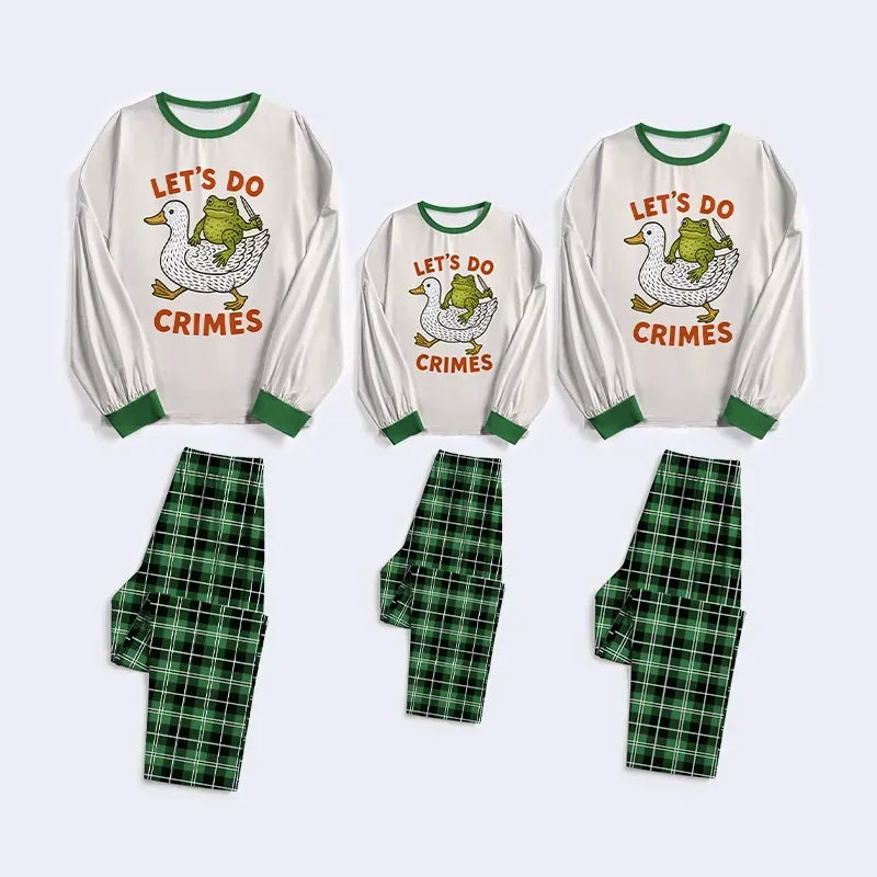 Japanese vintage frog pajama set