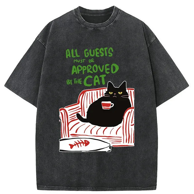 Unisex Cotton Cat Shirt Free Shipping