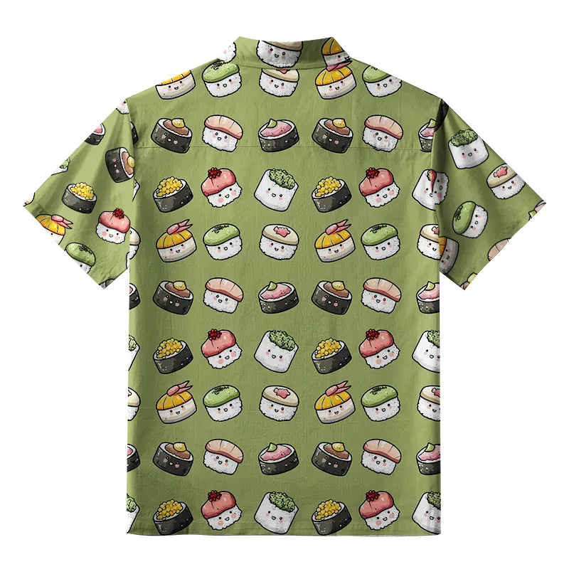 Cute Sushi Hawaiian Shirt for Men