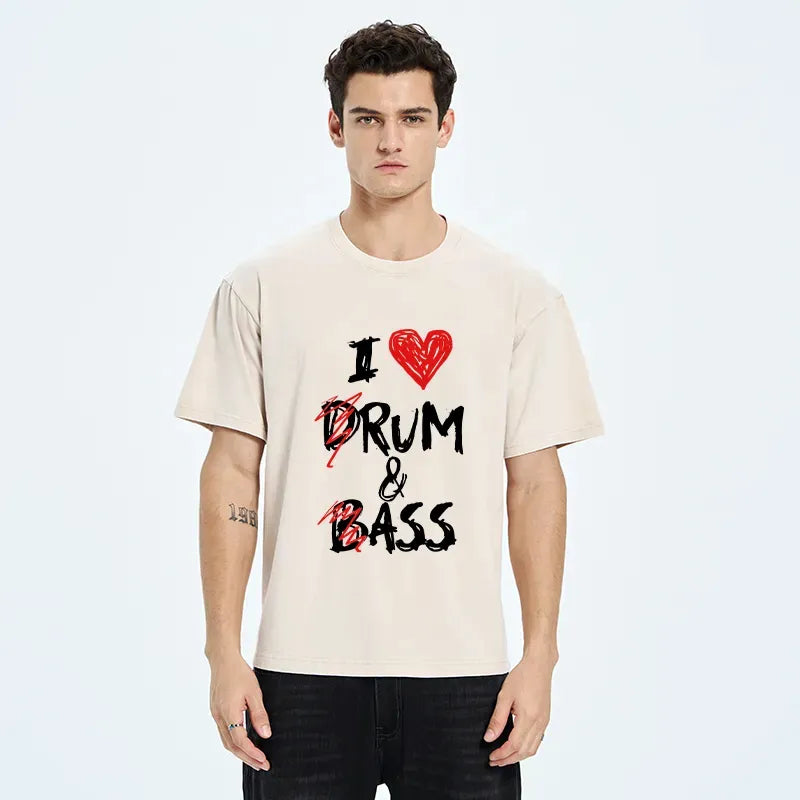 Kyoto-Lion My Favorite Drum And Bass Washed T-Shirt