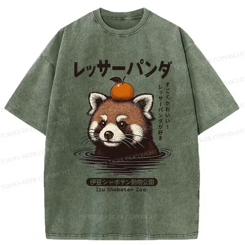 Ukiyo-e Red Panda Streetwear Top