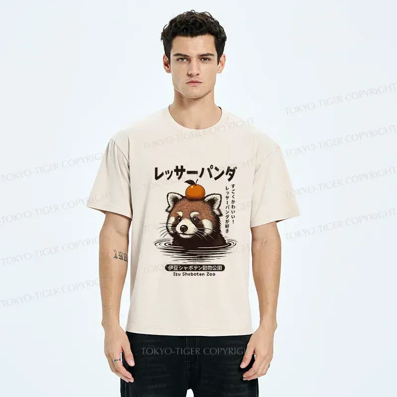 Ukiyo-e Red Panda Streetwear Top