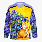 Kyoto-Lion Iris Cat Long-Sleeve Hockey Jersey