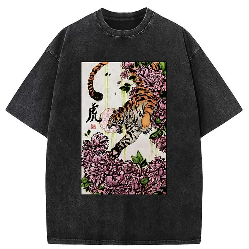 Japanese Tiger T-Shirt for Daily Wear