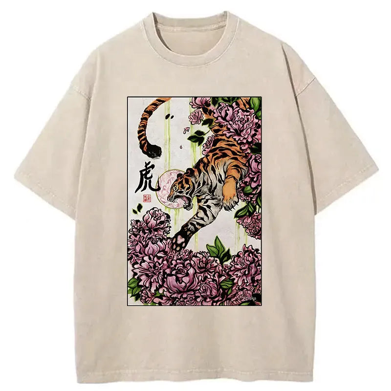 Kyoto Retro T-Shirt for Spring Vacation