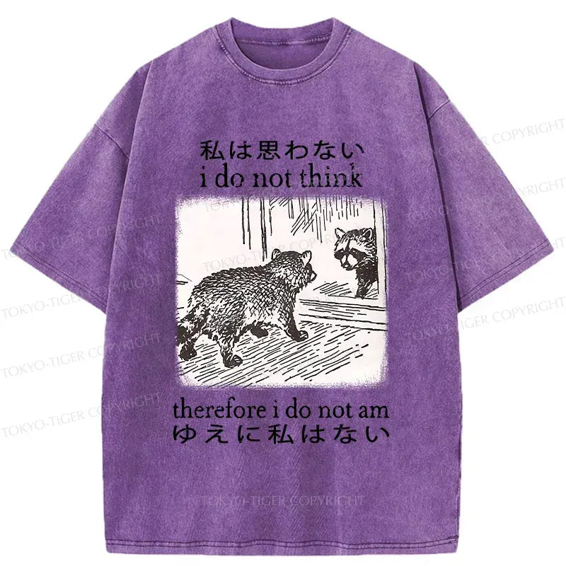 Vintage Washed T-Shirt for Streetwear Unisex