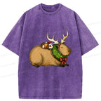 Retro Capybara Tee for Him