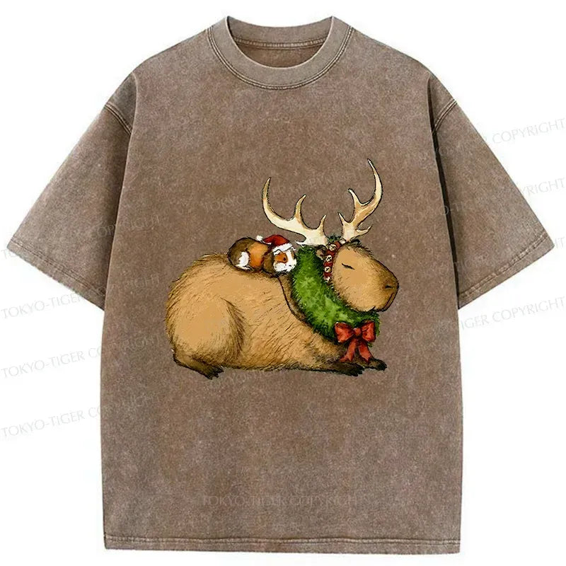 Japanese Washed Capybara Shirt