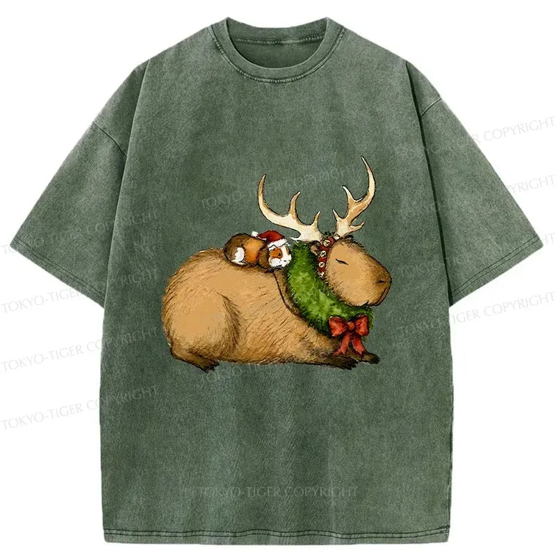 Japanese Washed Capybara Shirt